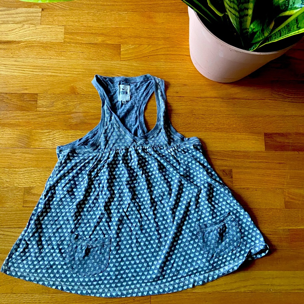 PINK ❤️ & ☮️ Baby Doll tank